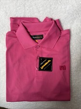 Loudmouth Essential Heritage Polo Shirt Size Small Carmine Rose NWT