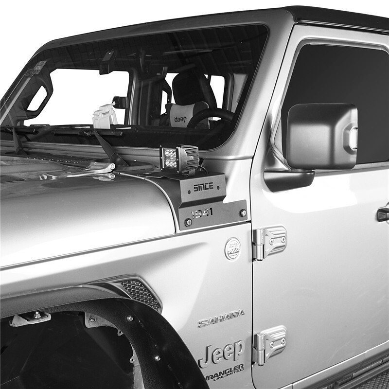 OMU Genesis Dual A-pillar Light Mount For Jeep Wrangler JL