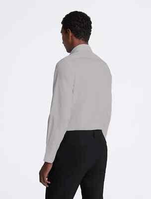 Calvin Klein Men's Steel Slim Fit Solid Dress Shirt Color Beige Size 14 32/33 | eBay Calvin Klein Men's Steel Slim Fit Solid Dress Shirt Color Beige Size 14 32/33 | eBay