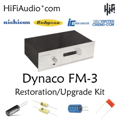 Dynaco FM3 tuner Restoration Kit repair upgrade capacitor