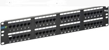 ICC CAT5e Patch Panel with 48 Ports and 2 RMS