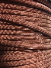 Rust 550 Paracord Type III 7 Strand Parachute Cord 10 25 50 100 Feet - USA Made