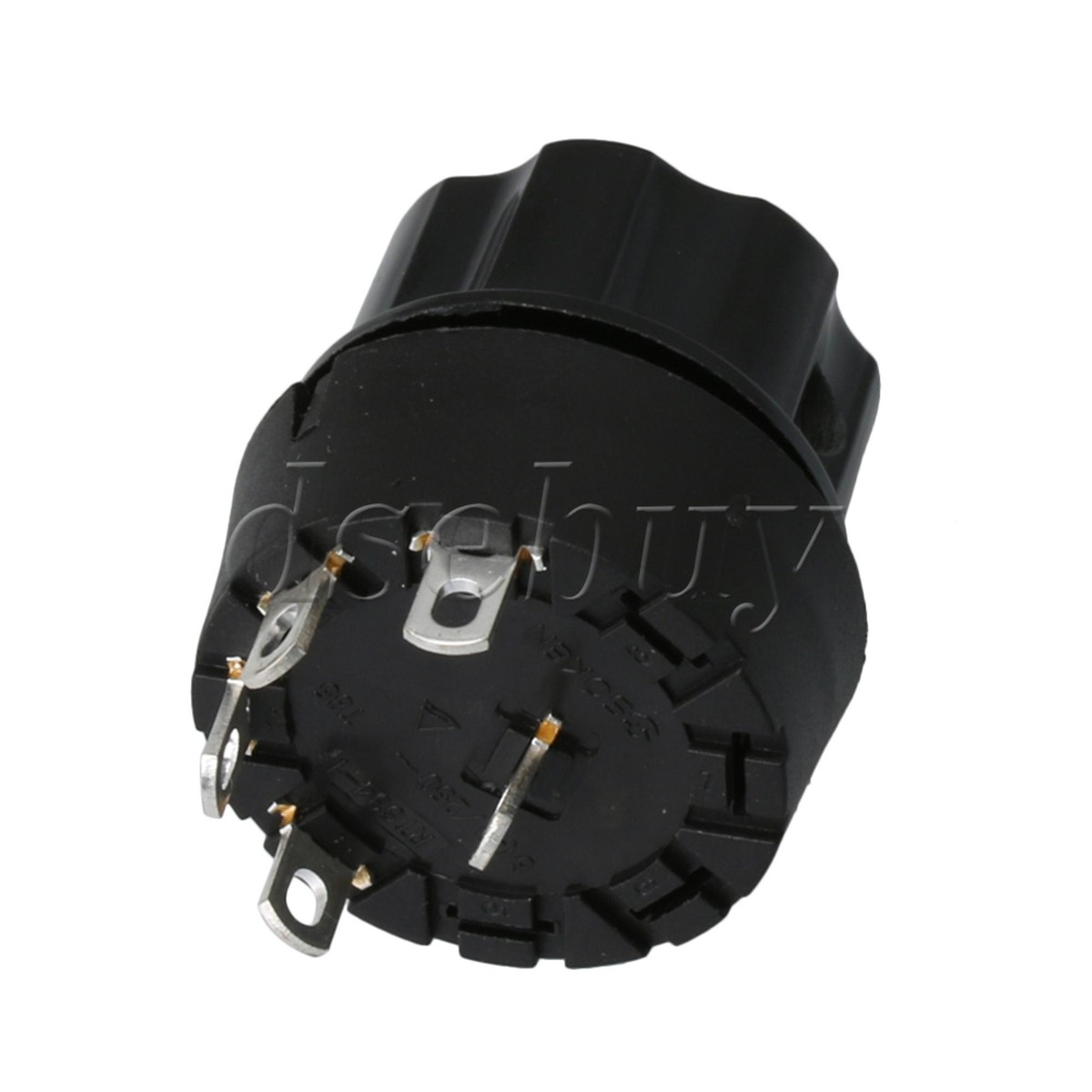 rot　4-④ Black 4 Positions Rotate Selector Rotary Switch & Knob for Home
