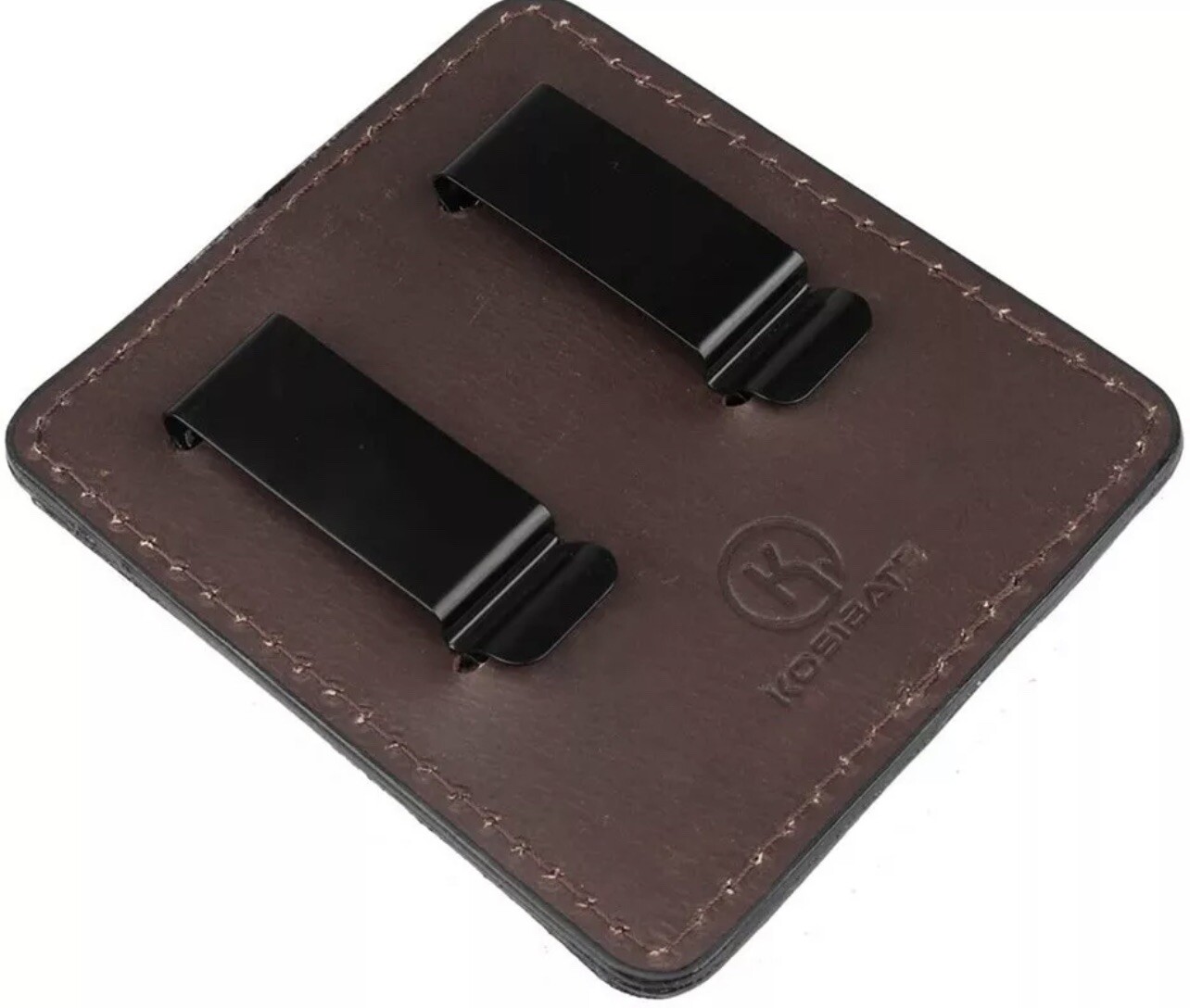 Pochette Double Magasin Cuir Marron Pour Glock 21/30/36/41/37/38 - Port Ceinture OWB/IWB - Chasse