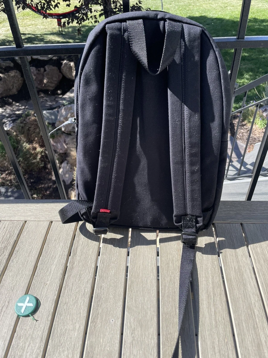 Supreme Black Canvas Backpack BRAND NEW DEADSTOCK