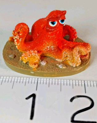 Disney Pixar Orange Humor Octopus Fish Figurine