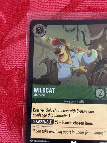FOIL Disney Lorcana Inklands - Wildcat - Mechanic - 92/204 - FOIL - Picture 3 of 7