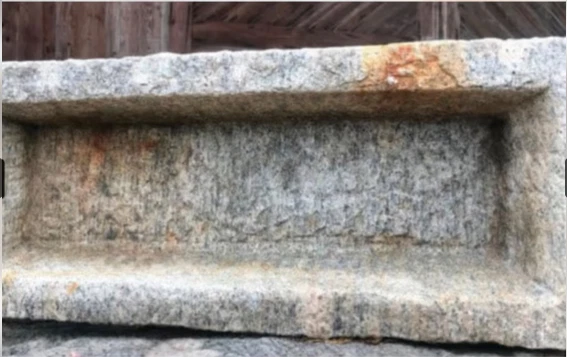 Natursteinbecken Waschbecken SiphonbohrunSteintrog Wassergrand Natursteinbrunnen - Bild 2 von 4