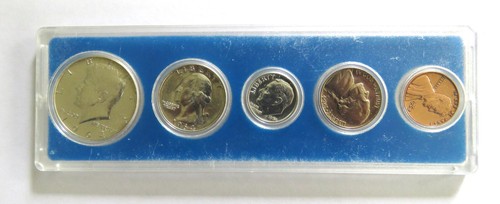 1964 US Silver Mint Proof Set Sealed In Plastic Display Box - Brilliant Shine! A
