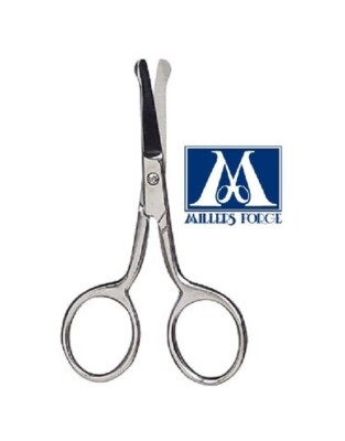 MILLERS FORGE BLUNT SAFETY TIP BALL END EYE/EAR/NOSE SHEAR Scissor Pet Grooming