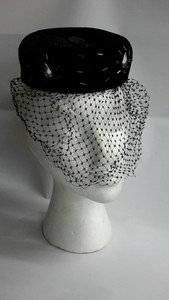 black hat with netting