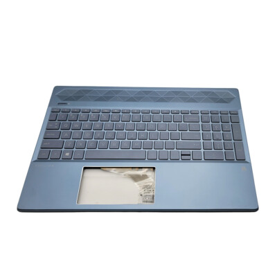 Blue Palmrest Backlit Keyboard For HP Pavilion 15-CS2079NR 15-CW 15-CS3073CL US