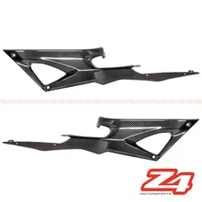 Ducati 848 1098 1198 Carbon Fiber Fuel Tank Side Cover Panel Trim Fairing Cowl