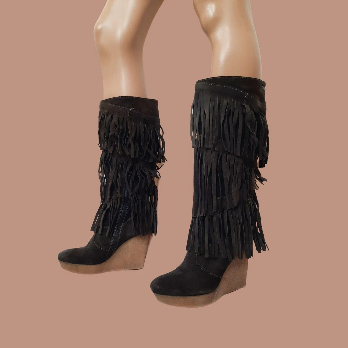 Diesel wedge deals boots