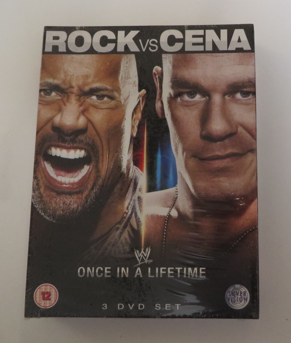 WWE Rock Vs Cena Once In A Lifetime (3 DVD SET) Pall DVD New | eBay