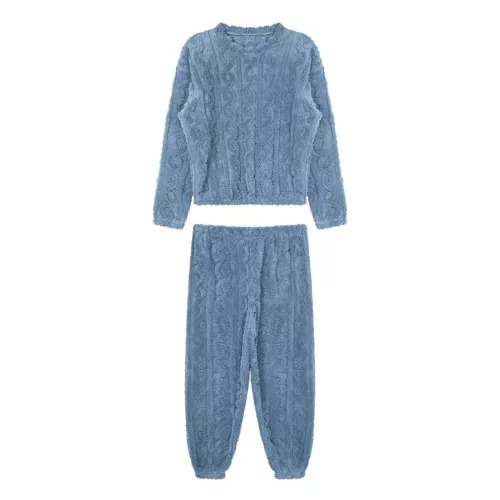 Womens Pajamas Set New Year Sleepwear Solid Color Homewear Elastic Waistband - Picture 58 of 79