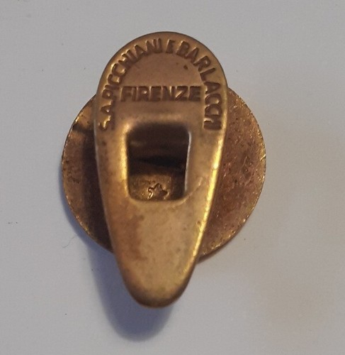 VECCHIO DISTINTIVO SMALTATO / Badge Pin 35 ANNI DI FERROVIE DELLO STATO FS TRENO - Imagen 2 de 2