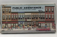 Public Assistance Board Game Vintage 1980
