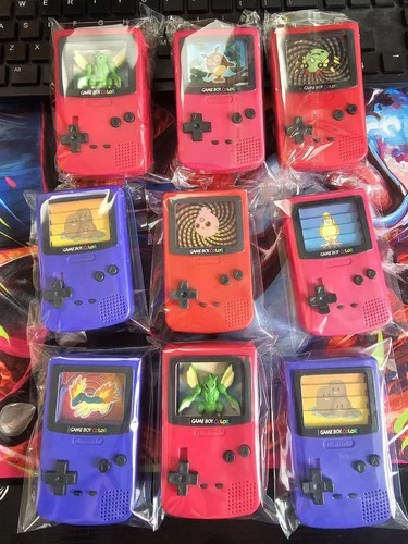 Vtg Lot of 9 POKEMON Mini Nintendo GAMEBOY Color 2000 Promo Burger King Toys