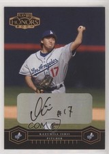 2004 Playoff Honors Gold Signatures 20/25 Kazuhisa Ishii #106 Auto uk2