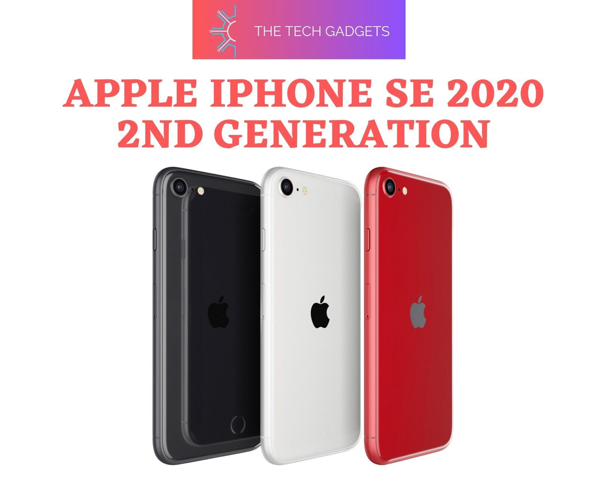 Apple MX9R2B/A iPhone SE 2nd Gen 4G Smartphone 64GB SIM- (No