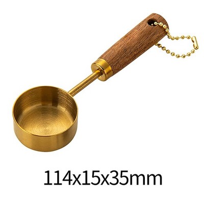 Stainless Steel Measure Spoon Flat Bottom Hangable Measuring Cup With Handle_YQ