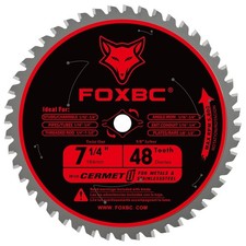 48 Teeth 7-1/4 inch Circular Saw Blade for Me...