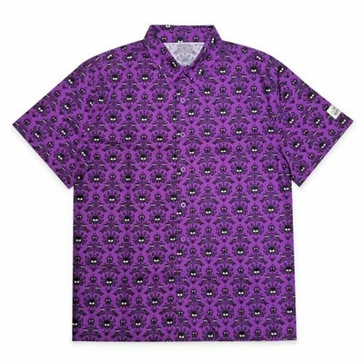 Disney D23 Muppets Haunted Mansion Button Up Shirt Adult L New NWT
