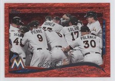 2014 Topps Season Highlights Red Hot Foil Henderson Alvarez Checklist #132 uk2