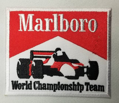 Marlboro World Championship Team Embroidered Patch Iron On Racing