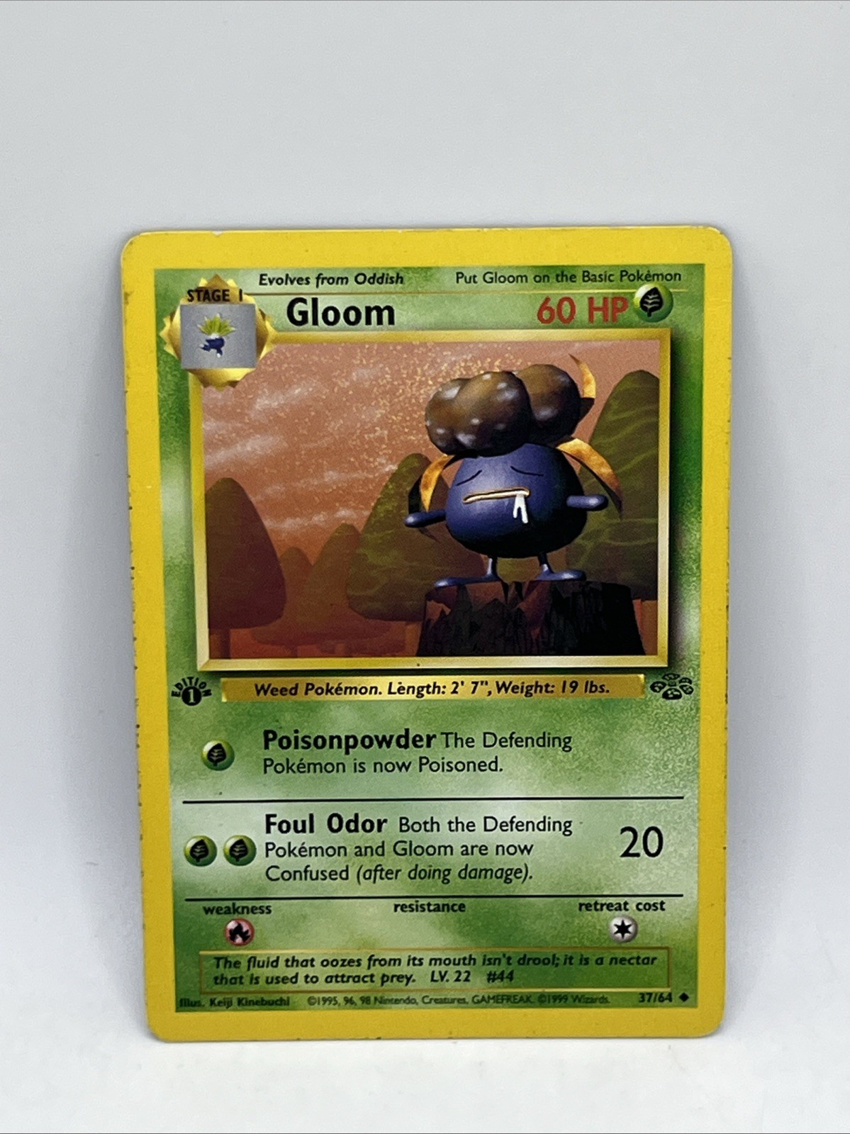 Gloom 1st Edition Uncommon Jungle 37/64 MP