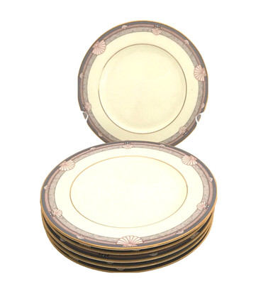 Set of 6 Noritake 9748 Stanford Court  Salad Plates  8 1/4''  Pristine Condition!