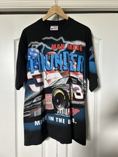 vintage nascar dale earnhardt Man Made Thunder AOP T shirt XL