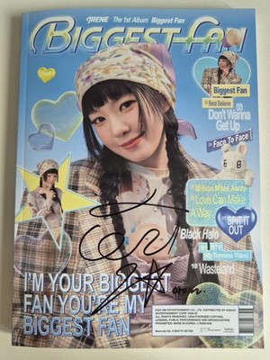 Red Velvet Irene [Biggest Fan] Autographed Signed Album | eBay