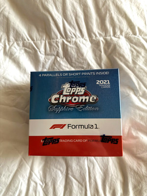 NEW 2021 Topps Chrome SAPPHIRE Edition Formula 1 F1 Hobby Box Factory SEALED