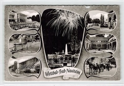 918412) Postcard Weltbad Bad Nauheim, multi-picture card