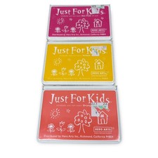 Hero Arts Just For Kids Ink Pads 3 Pack Hot Pink Yellow Orange CS105 CS111 CS110