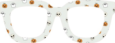 Halloween 2 Magnetic topper compatible with Pair Eyewear W/ MAGNETS INSTALLED