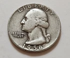 1956 D Washington Quarter 25c 90% Silver (X71)