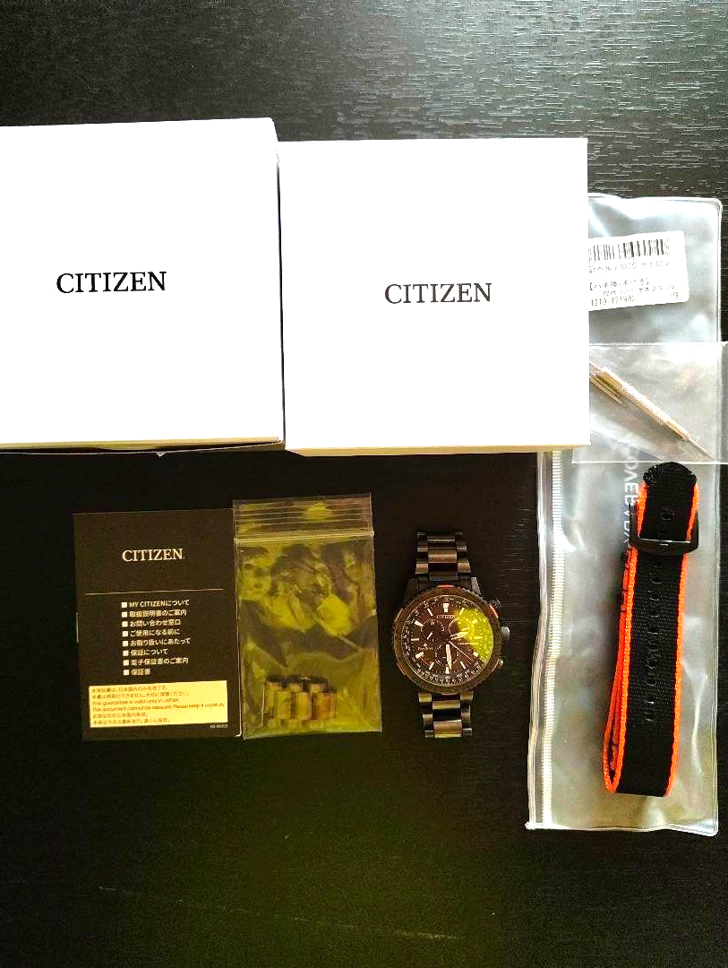 Citizen Promaster CB5007-51H Sky Eco-Drive Radio-Controlled Pilot Watch Pre-Owned