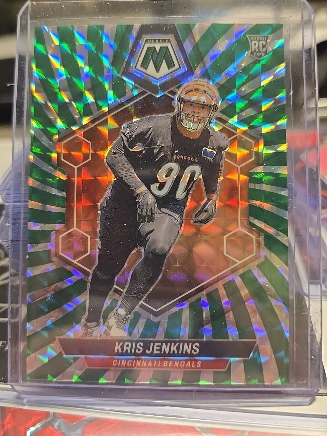 Kris Jenkins Panini Mosaic #348 Green
