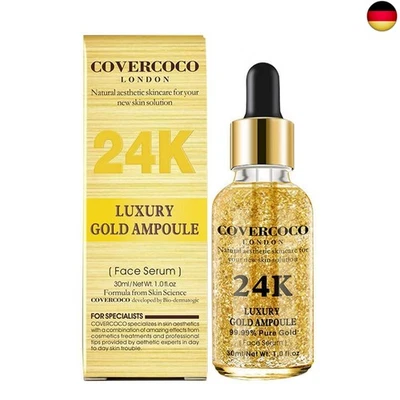 OFANYIA 24K Gold Serum, geschenk für sie Anti-Aging Anti-Falten Hautpflege Serum,