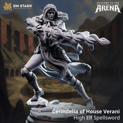 Cerindelia of House Verani by DM Stash | Fantasy | D&D | DnD | Print on Demand