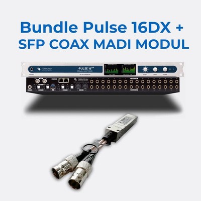 Ferrofish  Pulse16 DX -  ADAT - COAX MADI - Dante Konverter