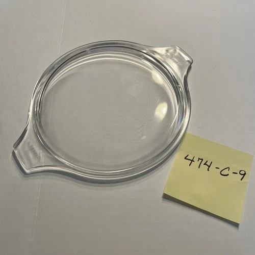 Vintage Pyrex Clear Glass Lid 474-C