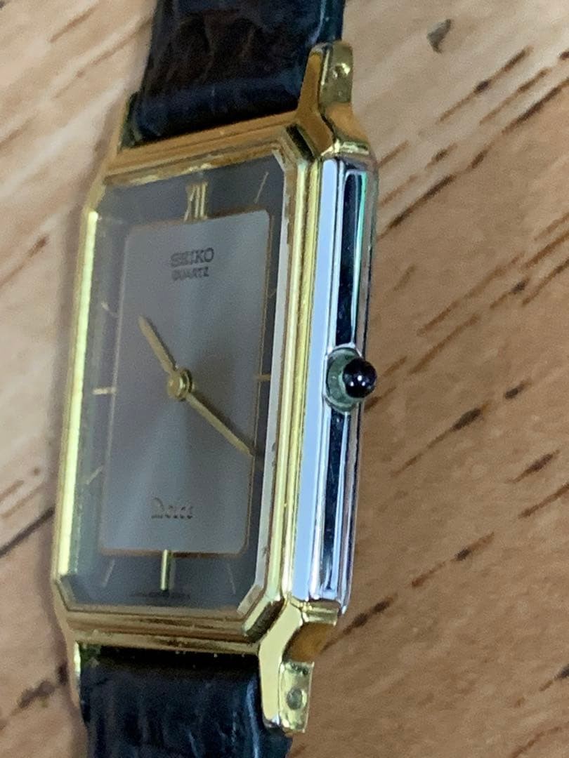 SEIKO DOLCE Rectangular 80s Watch Model SGP30 952… - image 4