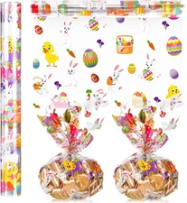Easter Cellophane Wrap Roll Easter Wrapping Paper Roll 100 Ft X 16 Inch 2.5 Mil 