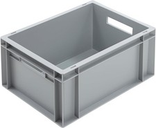 BiGDUG Euro Stacking Boxes - Heavy Duty Stackable Containers Storage Box