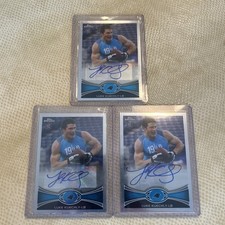 2012 Topps Chrome Luke Kuechly Panthers RC Auto #45 SET OF THREE