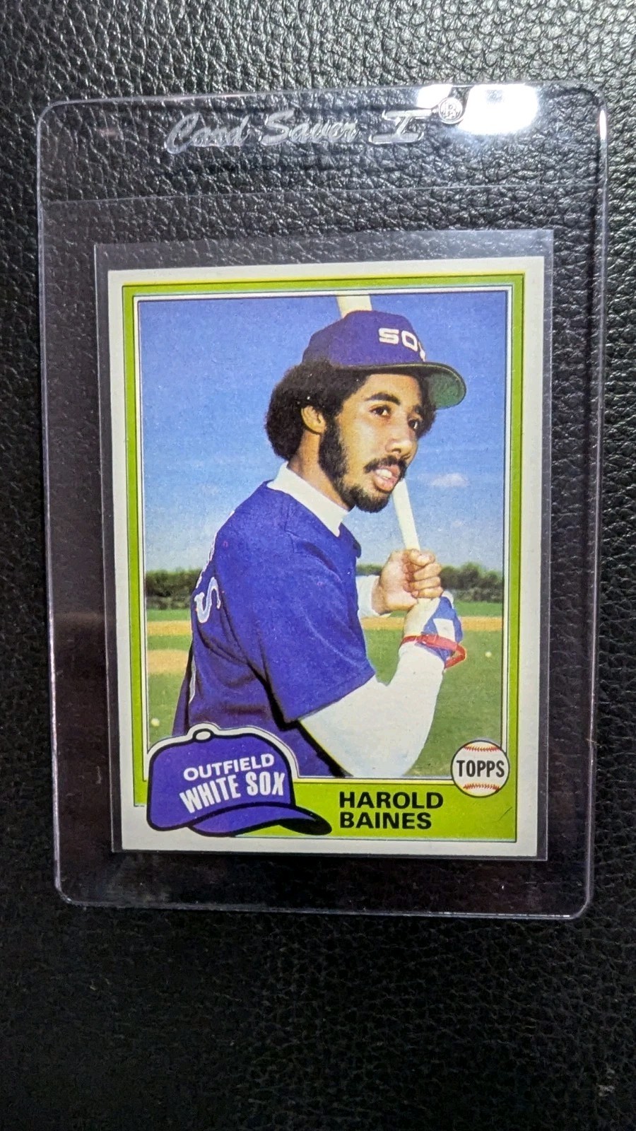 1981 TOPPS #347 HAROLD BAINES ROOKIE CARD CHICAGO WHITE SOX HOF
